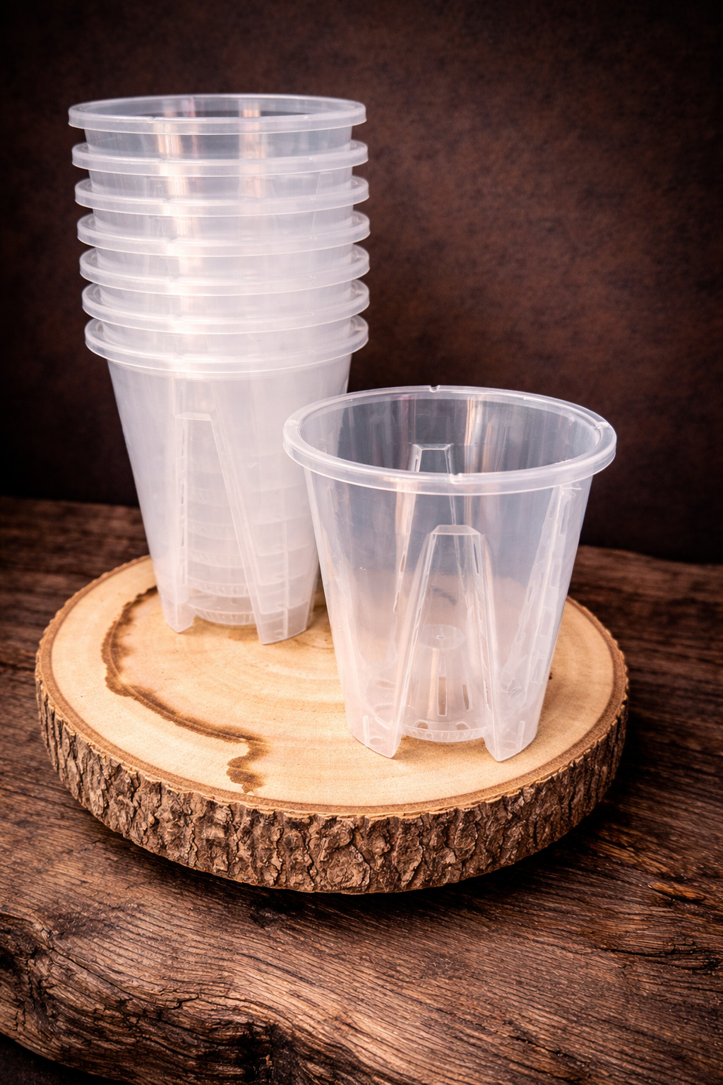 12cm Premium Clear Pot