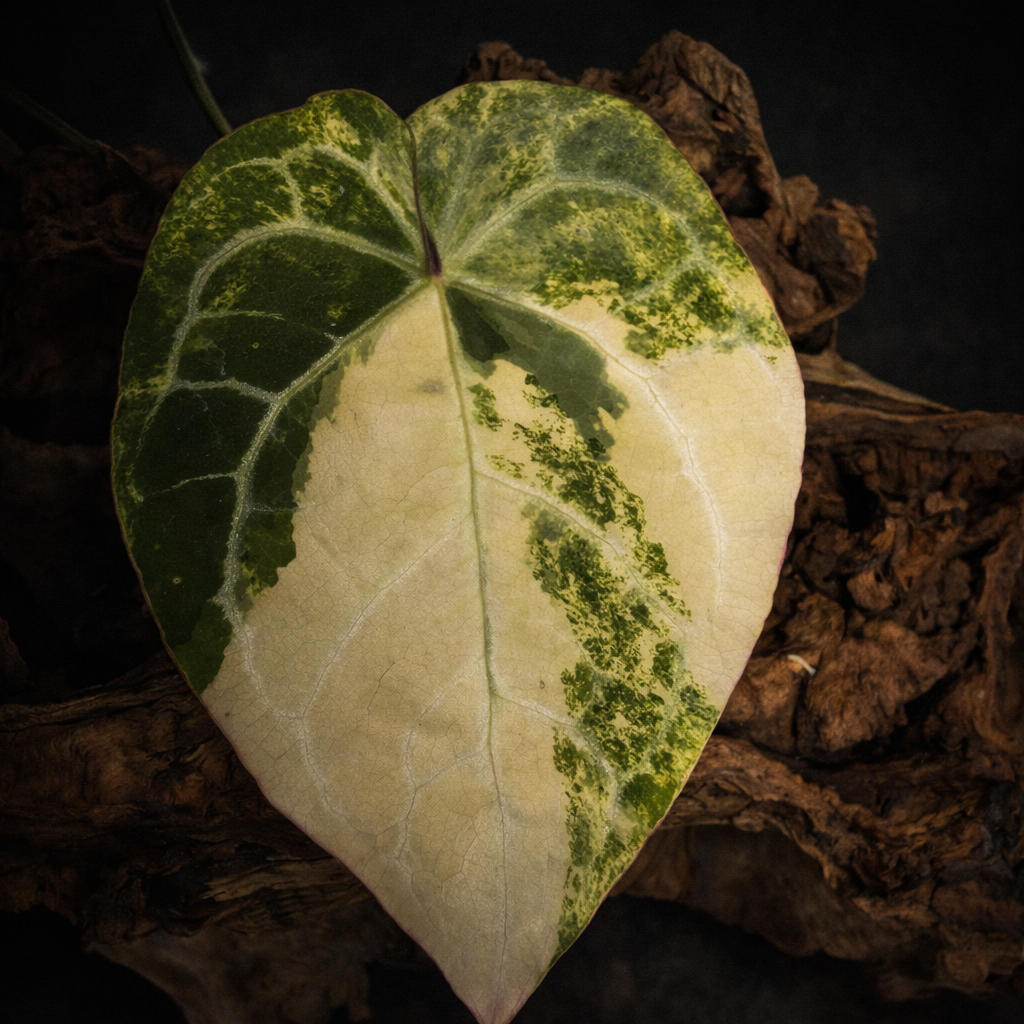 Anthurium crystallinum variegated